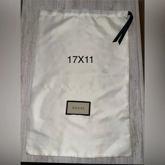 Gucci | Bags | Gucci White Dust Bag | Poshmark display picture 2